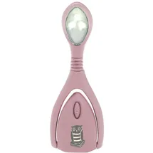 Moses moses. libri_x Leselicht Lumi® Plus Eule, Klemmleuchte mit stufenlosem Dimmer zum Lesen im Dunkeln, LED Leselampe in Altrosa