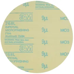 3M Stikit Selbstklebende Microfinishing Filmscheibe 268L, 300 mm, 9 Micron