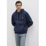 Mavi Hoodie bedruckt Blau/Schwarz XXL