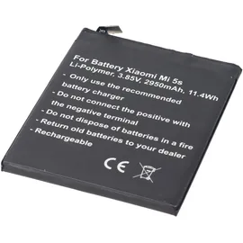 AccuCell Akku passend für den Xiaomi Mi 5s Akku Mi 5s Extreme Edition, Mi 5s Extreme Edition Dual SIM, Mi 5s Premium Edition , BM36 Akku
