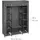 Relaxdays Stoffschrank 135 x 175 x 45 cm Anthrazit