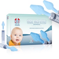 MUMI'S Nasendusche - 4er Pack Nasenspülspritzen für Babys mit 4 italienischen Düsen Gerät zur Nasenspülung für Kinder und Erwachsene, zur Verwendung mit physiologischer Lösung