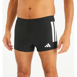 Badehose Boxer Herren - ADIDAS 3 Streifen schwarz/weiß SCHWARZ DE 52 / FR 46