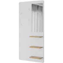 Vicco Wandgarderobe Jochen 70 x 150 cm Weiß/Eiche