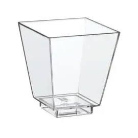 Papstar Starpak 50 Fingerfood - Schalen, PS eckig 50 ml 5 cm x 4,5 cm x 4,5 cm