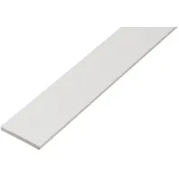 GAH Alberts Flachstange KST,weiß,30x3/2m
