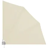 DEUBA Balkonfächer 2er-Set beige 140x140cm klappbar