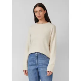 s.Oliver Strickpullover mit Ärmelaufschlag Beige S