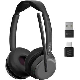 epos Impact 1000 MS UC ANC WL USB-C+A On-Ear Bluetooth Headset inkl. USB-C BT Dongle BTD 900c