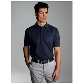 TRIGEMA Poloshirt TRIGEMA "TRIGEMA Business-Poloshirt", Herren, Gr. M, blau (navy), 100% Baumwolle, Basic, Shirts