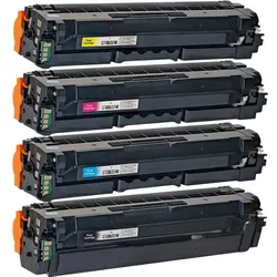 D&C Toner für Samsung CLX-6260ND Drucker 4 Farben CMYK - 6000/3500 Seiten