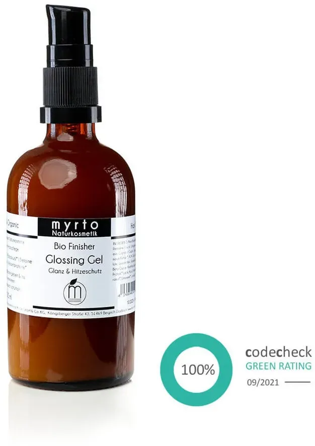 myrto-Bio Finisher Glossing Gel - Haargel für Hitzeschutz & Glanz