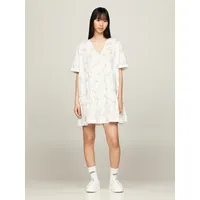 Tommy Jeans Blusenkleid »TJW POPLIN A-LINE SS DRESS EXT«, Gr. M (38) N-Gr, Prairie floral) , 60559544-M N-Gr