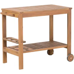 Outdoor Servierwagen SASSARI Akazienholz Braun