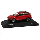 Skoda 5A7099300F3P - Karoq Modellauto rot 1:43