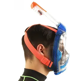 Seacsub Seac Tauchmaske Vollgesichtsmaske Magica, Schnorchelmaske - Blue / Orange - L/XL