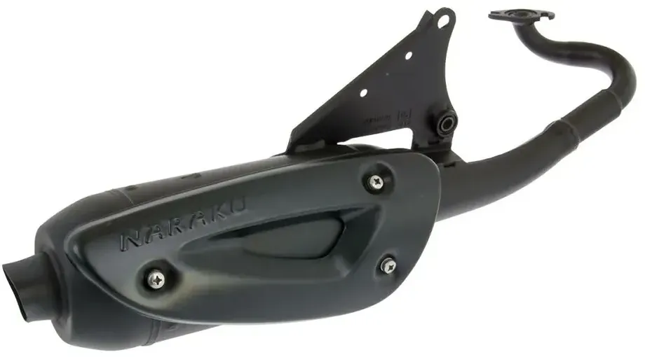Naraku Nk400.06 Nicht Homologiertes Vollständiges Auspuffsystem - Silver - Not Homologated