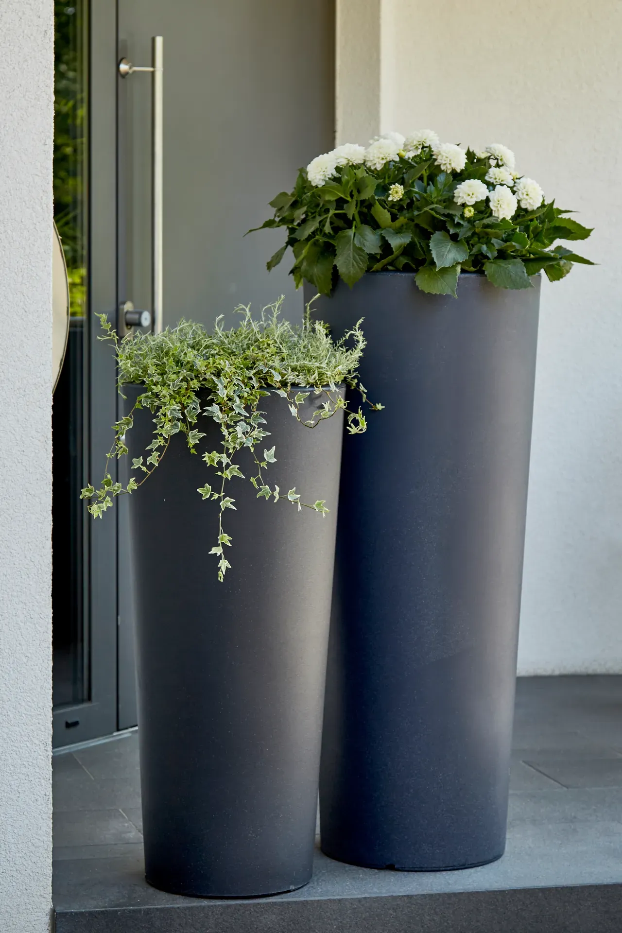 Vase KU575 H110cm D45cm anthrazit