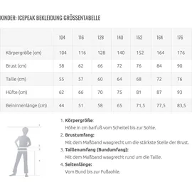ICEPEAK Lanett Skijacke Grün 140