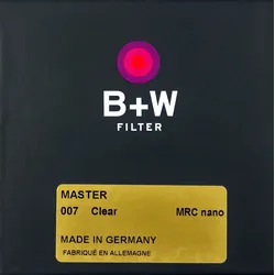 B+W Clear Filter (007) MRC Nano Master 55mm (Angebot)