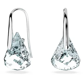 Swarovski Lunar Drop-Ohrhänger, Blau, Rhodiniert