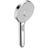 Hansa Handbrause 3-strahlig, Ø 120 mm, Anti-Kalk-Technik, hellgrau/chrom