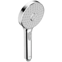 Hansa Handbrause 3-strahlig, Ø 120 mm, Anti-Kalk-Technik, hellgrau/chrom