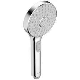 Hansa Handbrause 3-strahlig, Ø 120 mm, Anti-Kalk-Technik, hellgrau/chrom