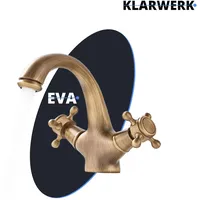 Klarwerk EVA Vintage Wasserhahn Bad Gold Messing