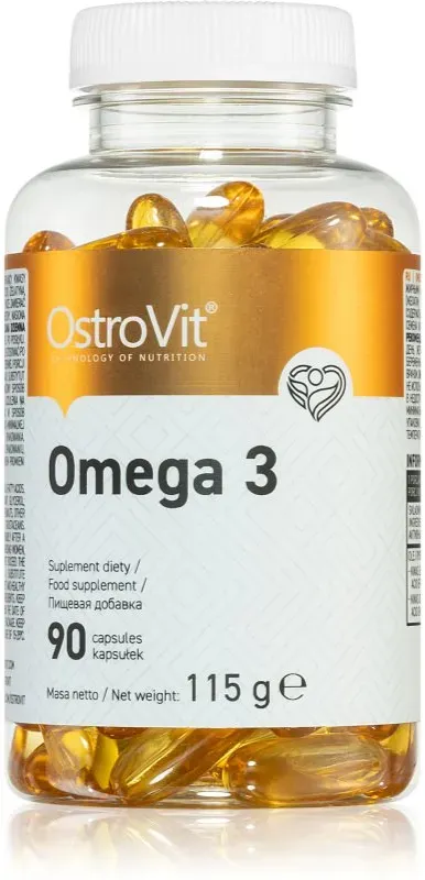 OstroVit Omega 3 Weichkapseln für eine normale Herz- und Hirnfunktion 115 g