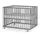 Sämann Laufgitter, mit Matratze – grau - Premium Kollektion | Gr.: 75x100 cm,