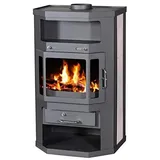 EEK A Kaminofen Victoria Taro, schwarz, dauerbrandfähig – 10kW