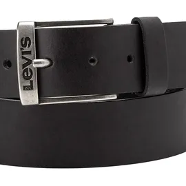 Levi's Levis Gürtel Herren New Duncan in Schwarz mit Labelprägung-110