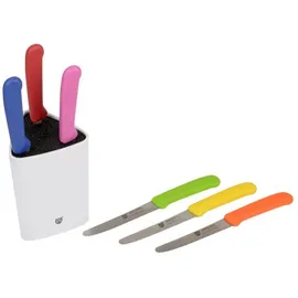 Gräwe Universal-Messerblock mit Brötchenmessern in bunt | Gr.: onesize