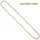Jobo Zopfkette 585 Gelbgold/Weißgold 1,9 mm 45 cm