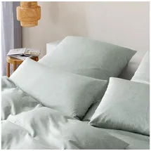 ELEGANTE Twine Jersey Grün 160 x 210 cm + 65 x 100 cm