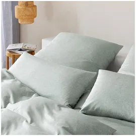 ELEGANTE Twine Jersey Grün 160 x 210 cm + 65 x 100 cm