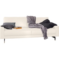 HÜLSTA sofa 3-Sitzer »hs.450«, Armlehne niedrig, Fuß chromfarben glänzend, Breite 204 cm weiß