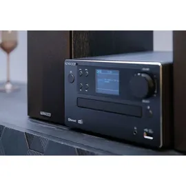 Kenwood M-725DAB-B - Micro HiFi-System mit DAB+, CD, USB, Bluetooth und TFT-Display, Midnight Black