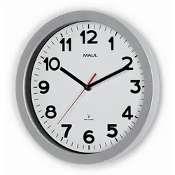 Wanduhr MAULstep 30cm silber Packung mit 10 Stück
