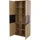 Hela Vitrine Atlanta 80 x 40 x 197 cm Braun
