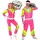 w widmann milano party fashion 80er Jahre Kostüm Trainingsanzug Damen S