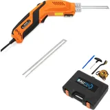 BAUTEC Hand-Styroporschneider Styrocutter 330W » Set 1 inkl. gerade Klinge 150mm » Hartschaumschneider