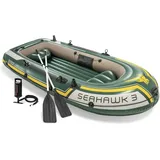 Intex Seahawk 3 Set Schlauchboot - 295 x 137 x 43 cm - 3-teilig - Grün Paddel