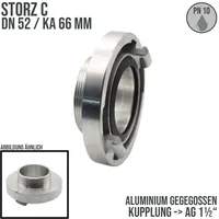 Mcc Kuppl.STORZ C-52 AG 1 1/2 Zoll AGmm 47,8mm