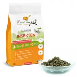 I love my cat Trockenfutter für Katzen mit Insektenprotein - 1,2 kg