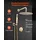 Vevor Duscharmatur Regenduschsystem 254 mm gebürstetes Gold