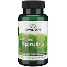 Swanson Spirulina, 500mg, 180 Tabletten