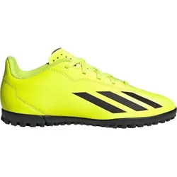 ADIDAS Kinder Fussball-Hartplatzschuhe X Crazyfast, TESOYE/CBLACK/FTWWHT, 38