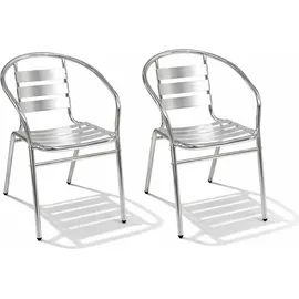 Mojawo Bistrogarnitur 3-teilig Aluminium